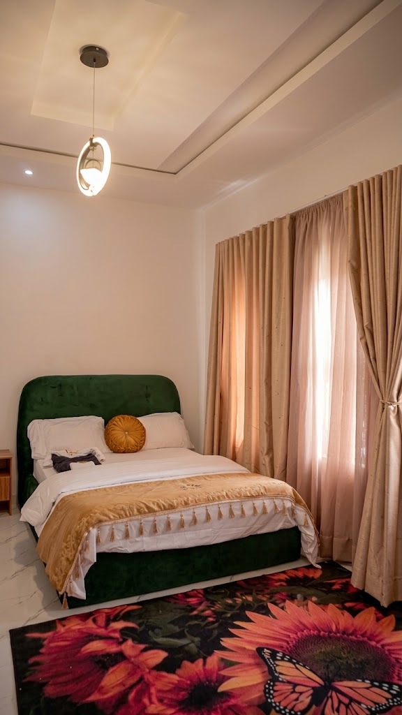 Plush Bedding and Embroidered Cushions